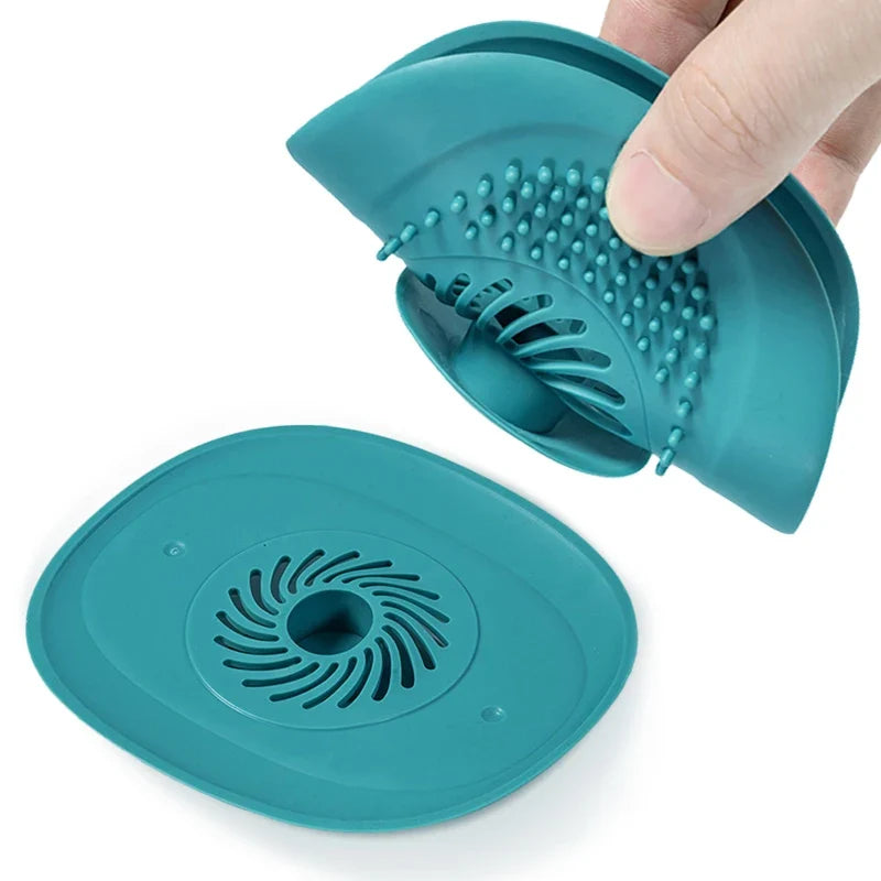Silicone Hair Catcher Shower Drain Cover & Sink Strainer