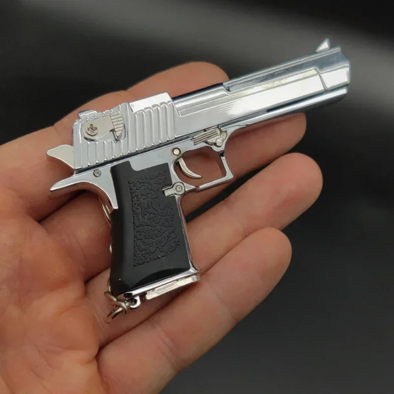 1:3 Scale Metal Desert Eagle Mini Model Keychain | Boys Gift