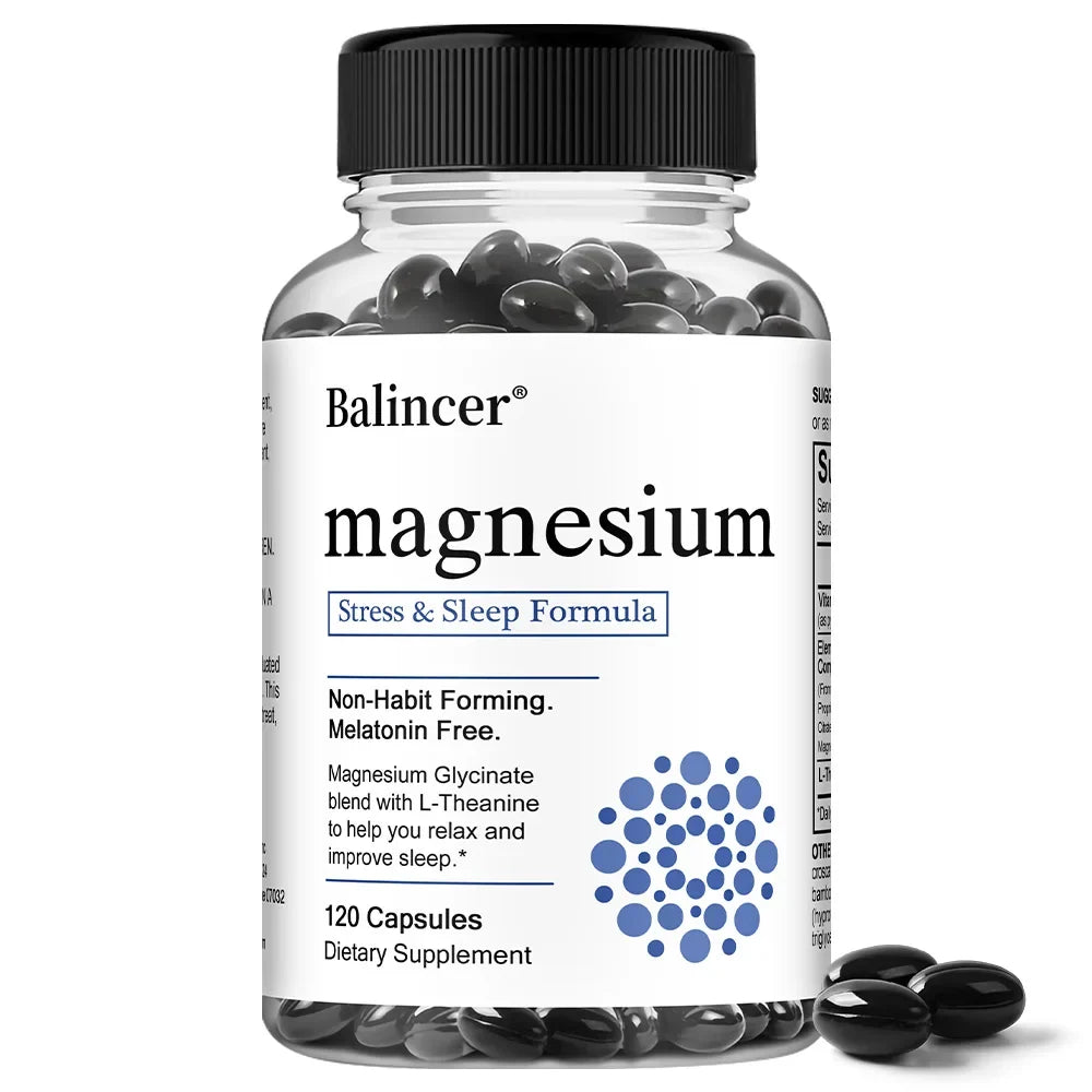 Taoters Magnesium Glycinate 120 Capsules | Sleep & Muscle Support
