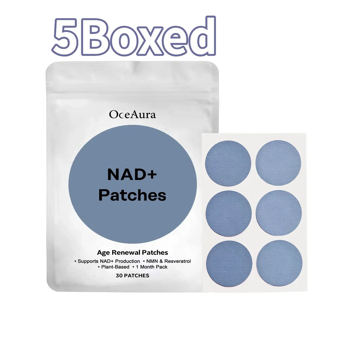 OceAura Age Renewal Body Patches – Moisturizing Skin Care 30pc