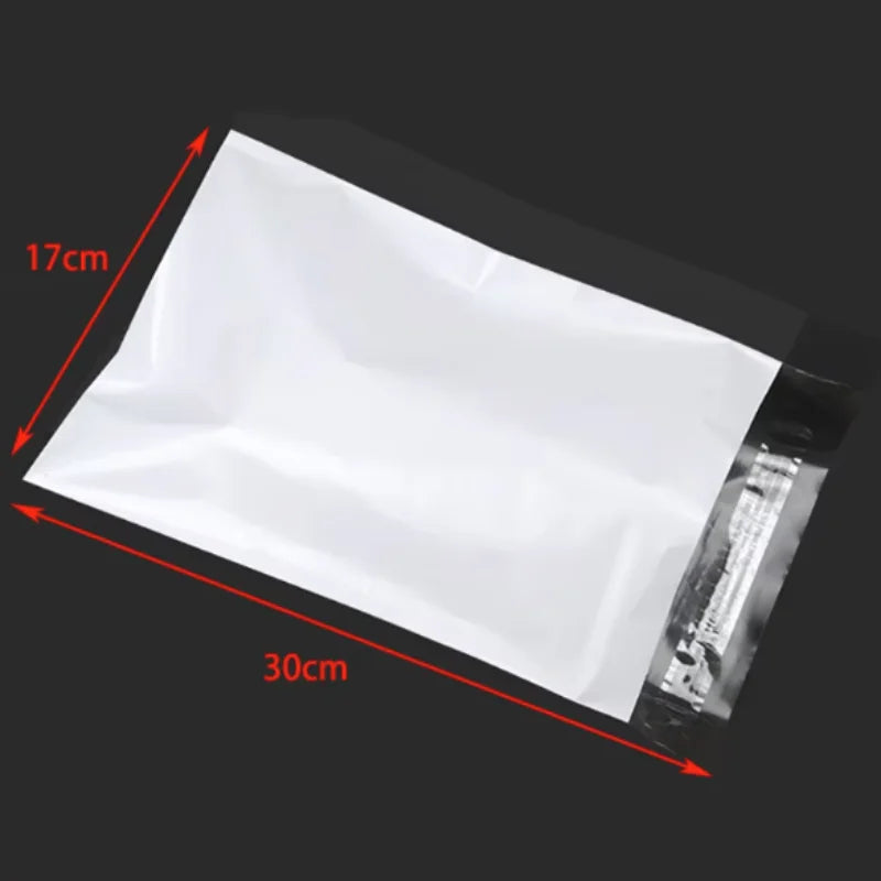 White Self-Seal Courier Bags – Bulk Plastic Mailing Pouches