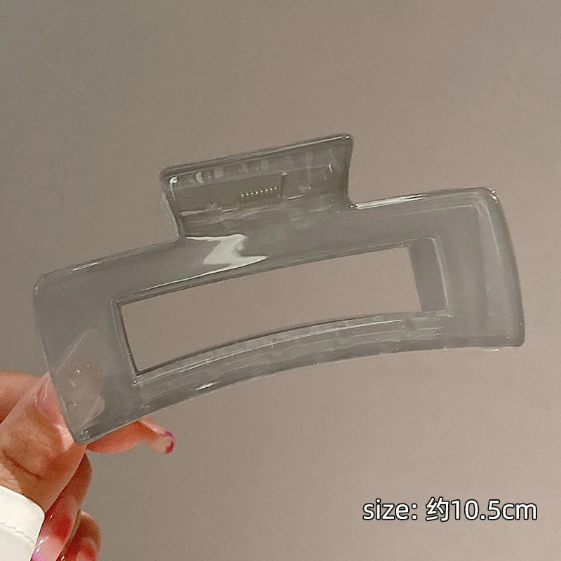 Large Acetate Claw Hair Clip – Korean Style Barrette for Women