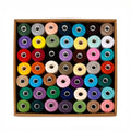 49-Color Polyester Sewing Thread Set – 1000 Yards Per Spool