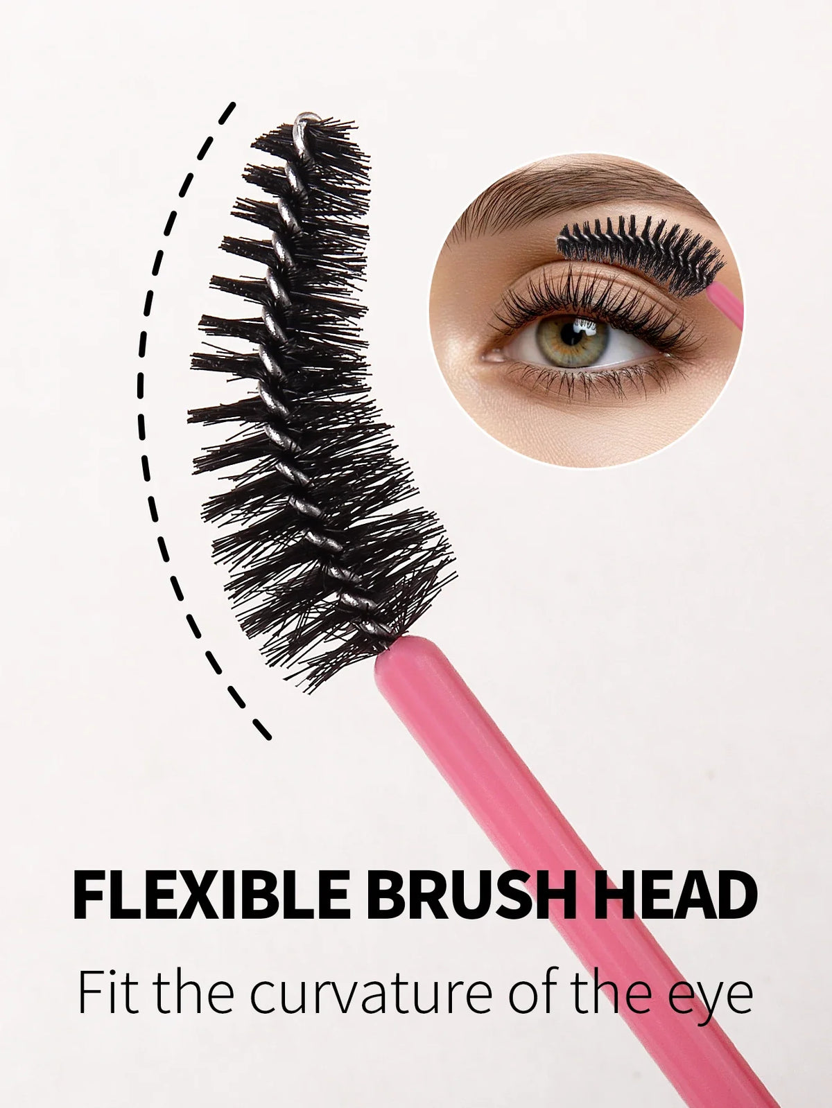 25 Pcs Eyelash Spoolie Brush Set – Mascara Wands & Eyebrow