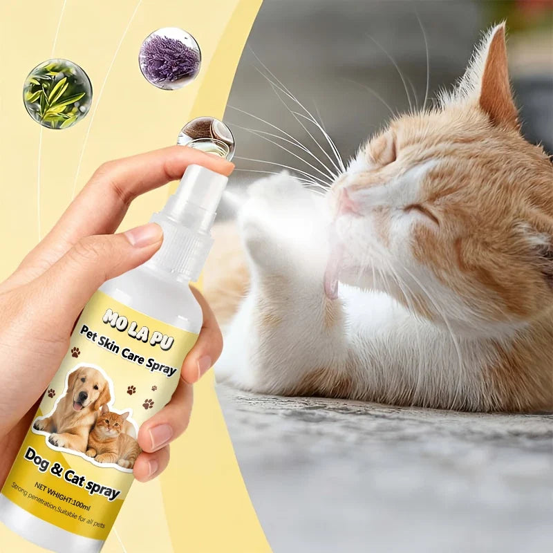 Pet Grooming Spray for Dogs & Cats – Daily Care Mist
