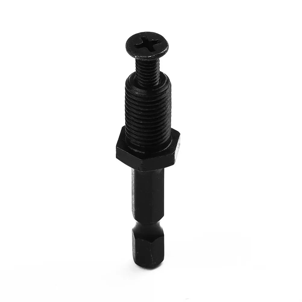 1/4" Hex Shank to 3/8"-24UNF Keyless Drill Chuck Adapter