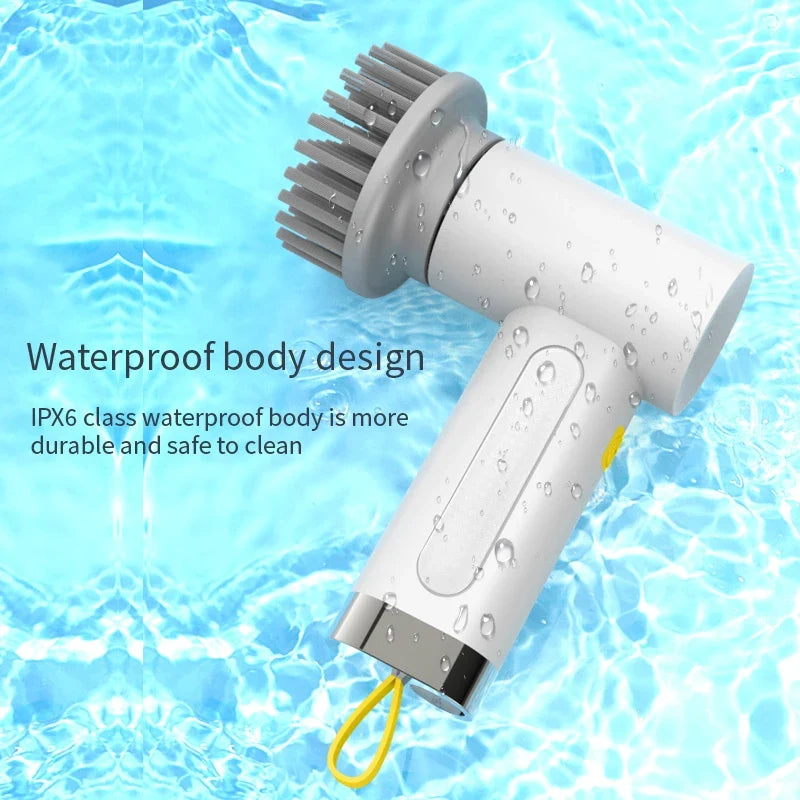 Electric Rechargeable Cleaning Brush – Kitchen & Bathroom