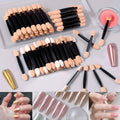 100Pcs Dual-End Eyeshadow Sponge Sticks | Makeup & Nail Art Wand