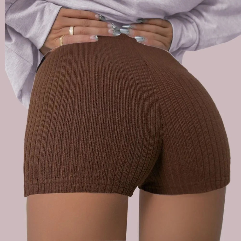 Women's High Waist Seamless Yoga Shorts | Gym Fitness