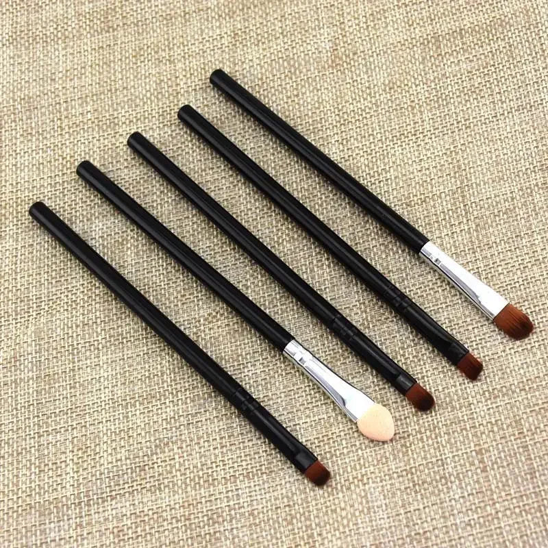 MicroJoy 3/5 Pcs Makeup Brush Set – Blush, Powder & Eye Shadow