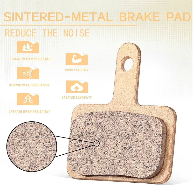 BUCKLOS Sintered MTB Disc Brake Pads – Shimano B01S B05S Fit