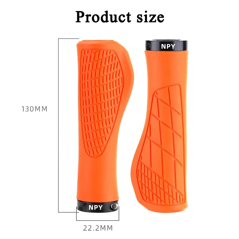 MTB Lock-On Bicycle Handlebar Grips – Anti-Slip Ergonomic