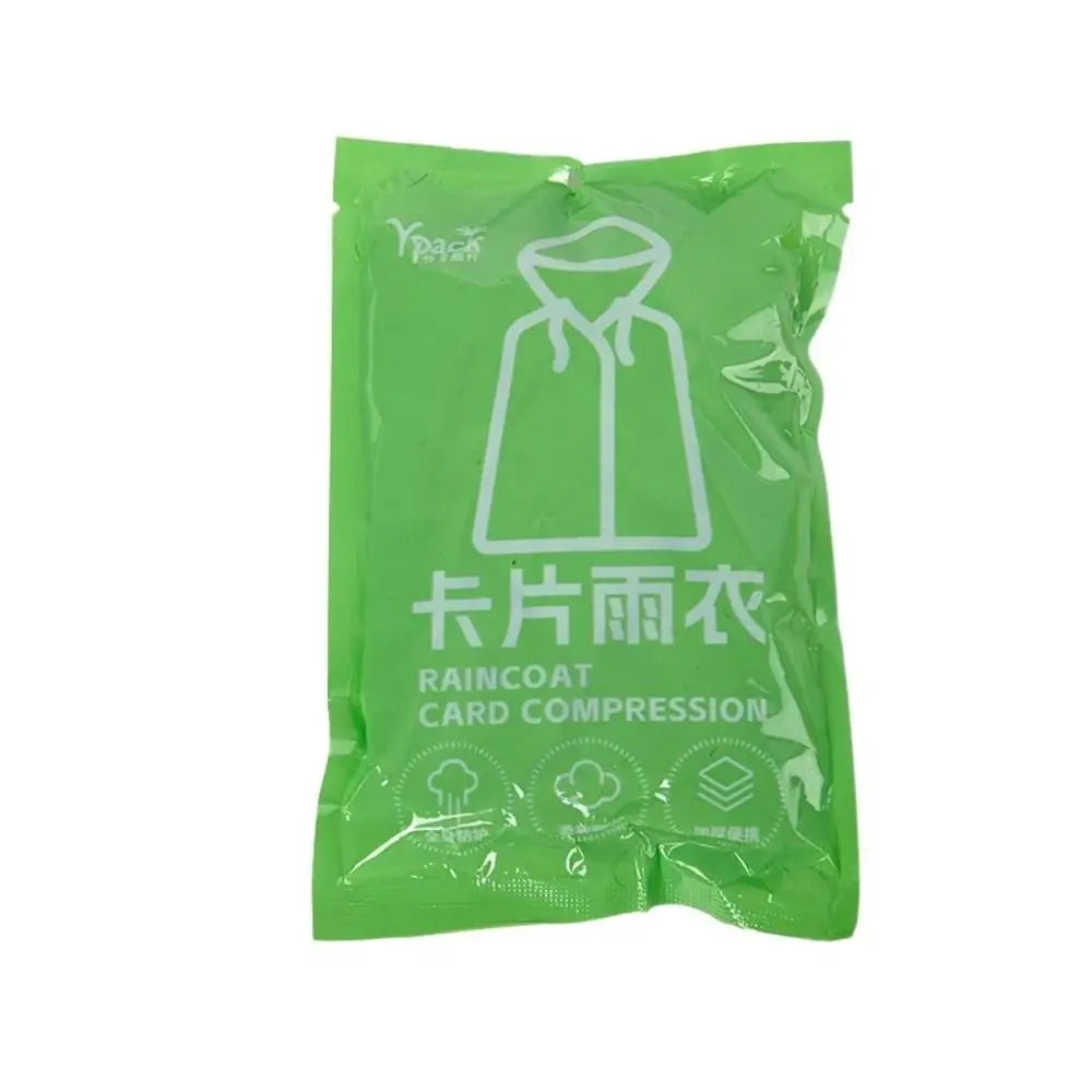 Disposable Hooded Raincoat – Unisex Waterproof Emergency Cover