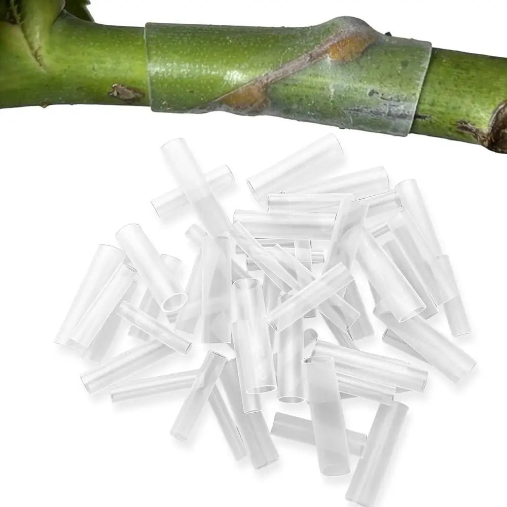 80pcs Silicone Grafting Sleeve Tubes – Flexible Budding Tool