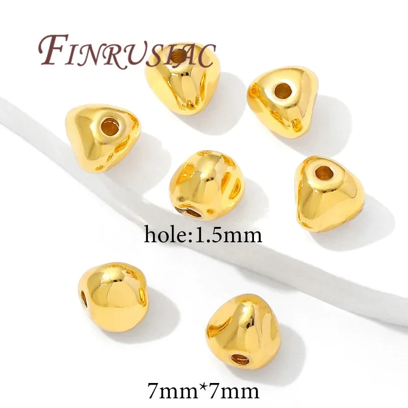 Baroque 18K Gold Plated Spacer Beads | DIY Jewelry Making
