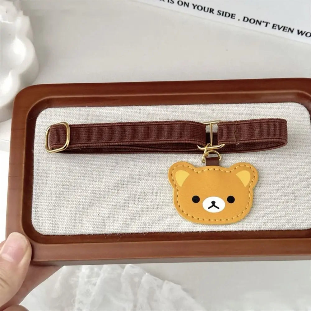 Cartoon Bear Notebook Elastic Strap | Adjustable Loose-Leaf Binder