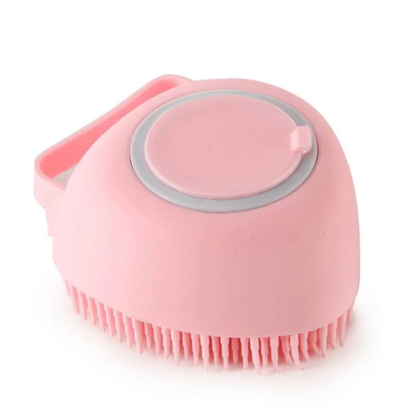 Silicone Pet Bath Massage Glove – Dog & Cat Grooming Brush