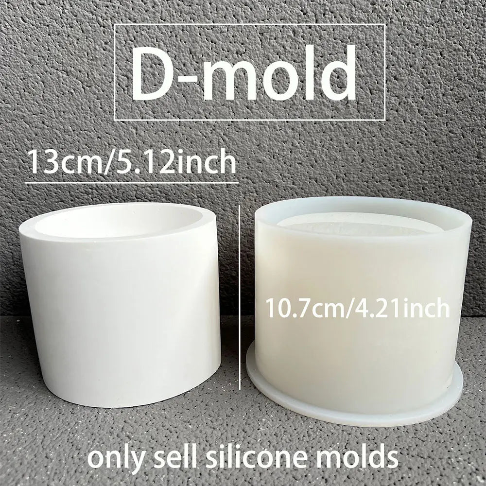 Spherical Silicone Mold for Concrete Pot, Resin & Candle DIY