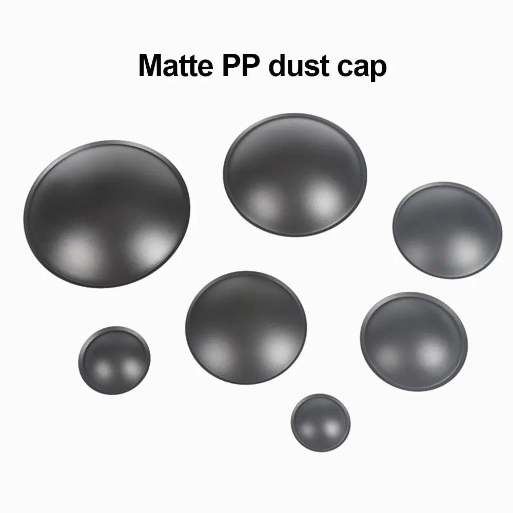 PP Black Speaker Dust Cap 30–150mm Woofer Cone Cover