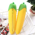 Corn Silicone Pencil Case – Kids Desk Organizer & Pen Holder