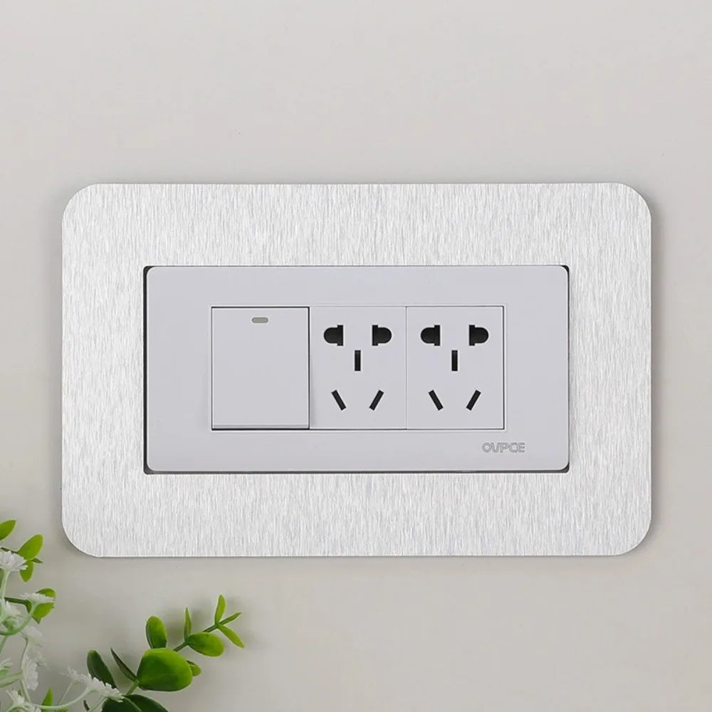 Light Switch Protective Cover – Dustproof No-Drill Wall Panel