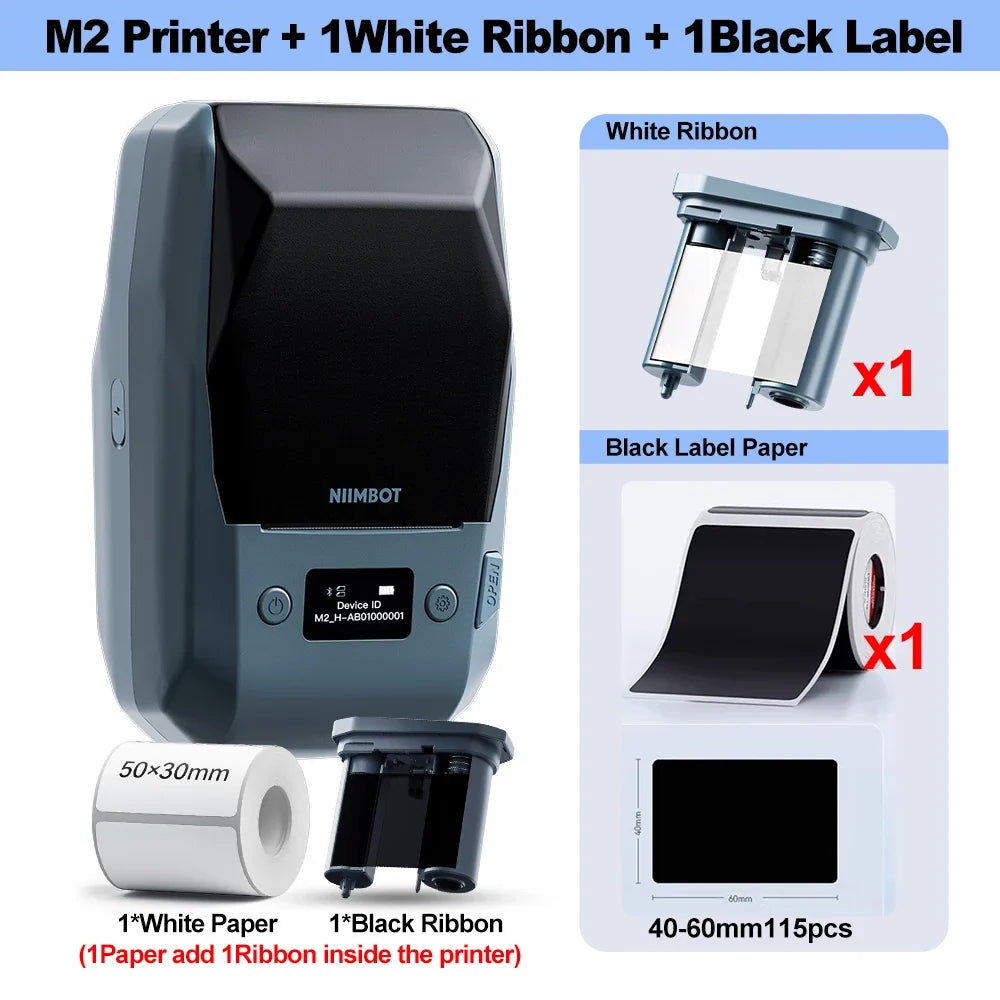 Niimbot M2 Thermal Transfer Label Printer – Barcode & Tag Maker