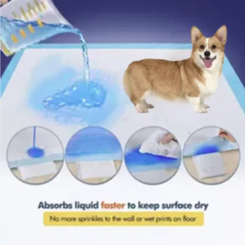 Super Absorbent Leak-Free Pet Training Pads for Dogs & Cats
