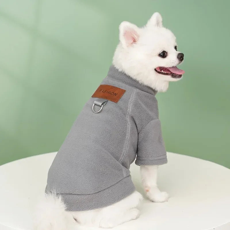 Winter Dog Hoodie – Soft Warm Sweatshirt for Small Dogs & Cats