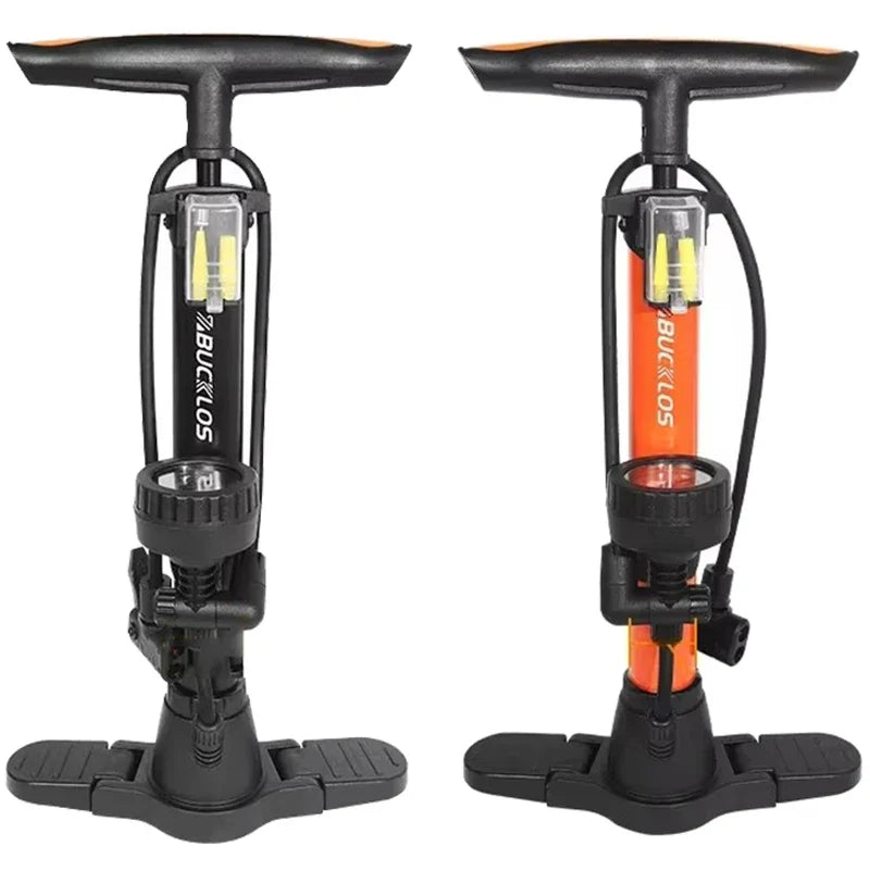 BUCKLOS 160PSI Bike Floor Pump Schrader Presta Valve