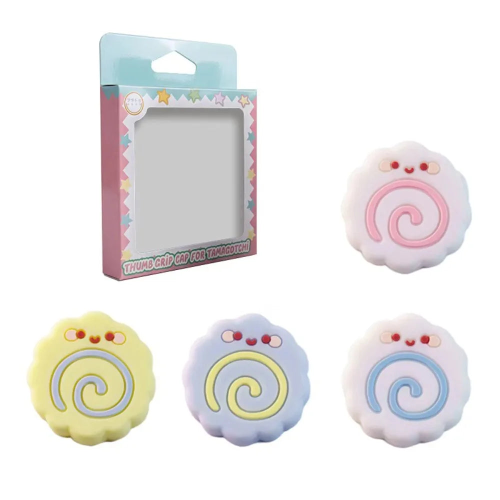 4Pcs Silicone Joystick Caps Cat Paw Thumb Grip Tamagotchi
