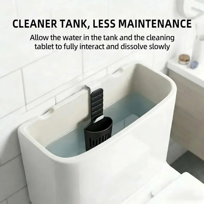 Silicone Toilet Tank Tablet Holder & Bowl Cleaner Hanger