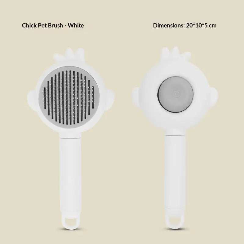 Self-Cleaning Pet Grooming Brush for Dogs & Cats