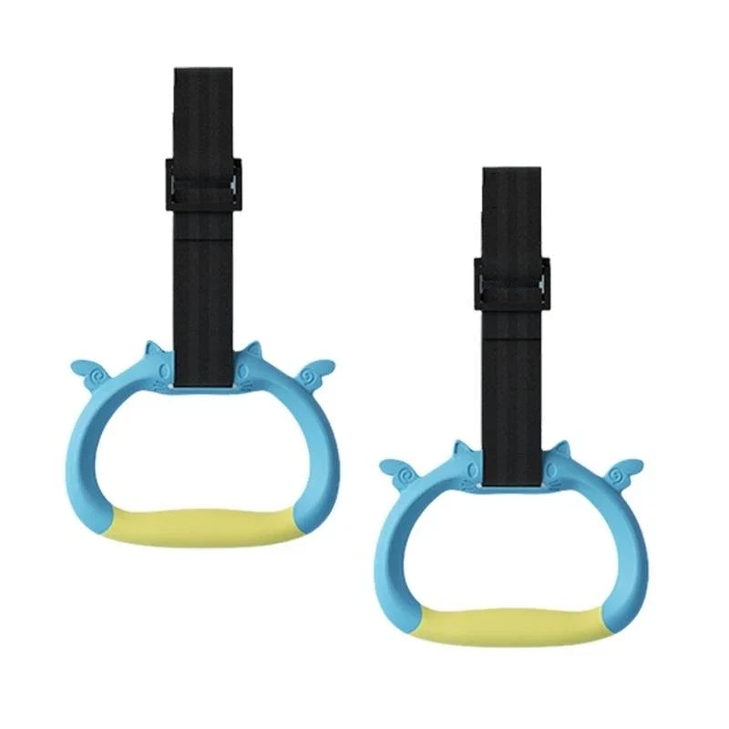 Kids Gymnastic Rings Set with Adjustable Straps | Strength Training