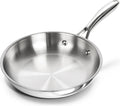 MICHELANGELO 8-Inch Stainless Steel Frying Pan – Induction & Gas