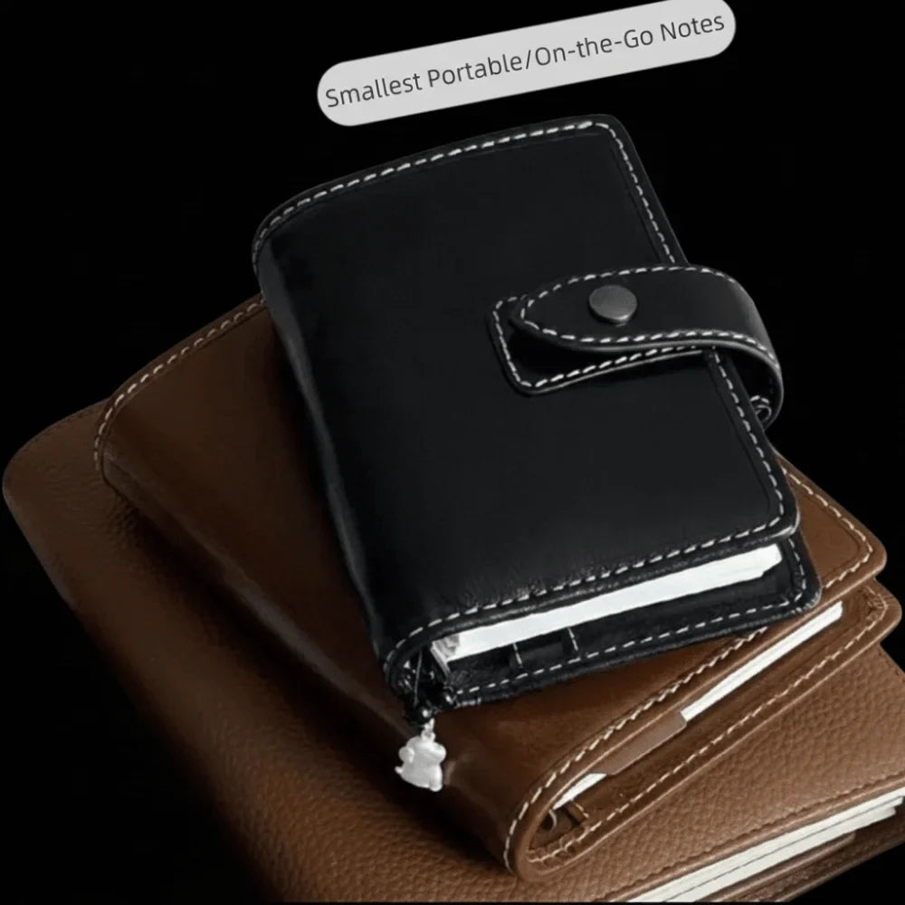 M5 Loose-Leaf Notebook Hard Shell DIY Scrapbook Travel Planner