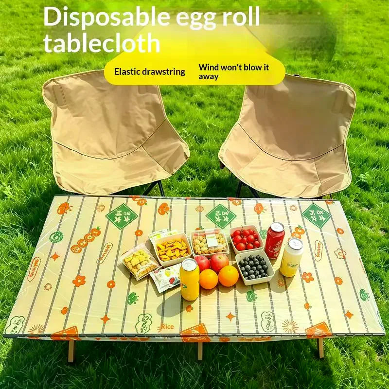 10-Pack Disposable Plastic Tablecloths – Waterproof & Oil-Proof