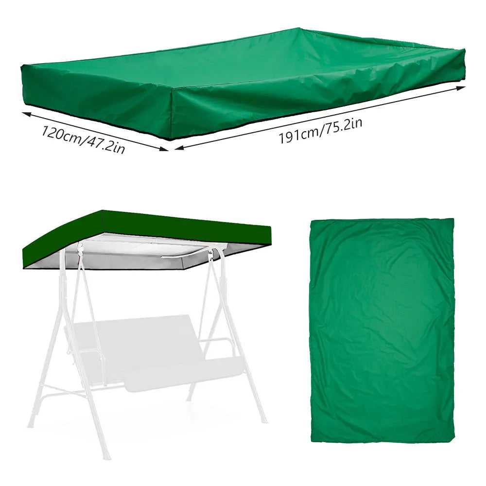 Waterproof Swing Canopy Replacement Cover – Garden Patio Bench