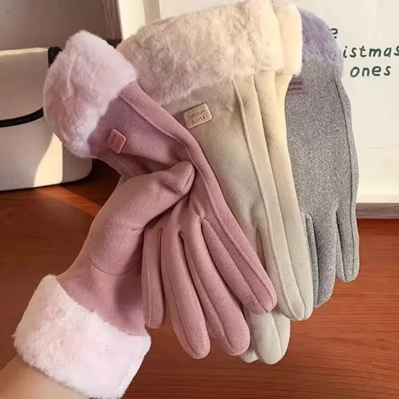 Women's Winter Touchscreen Gloves – Warm Thick Thermal Mittens
