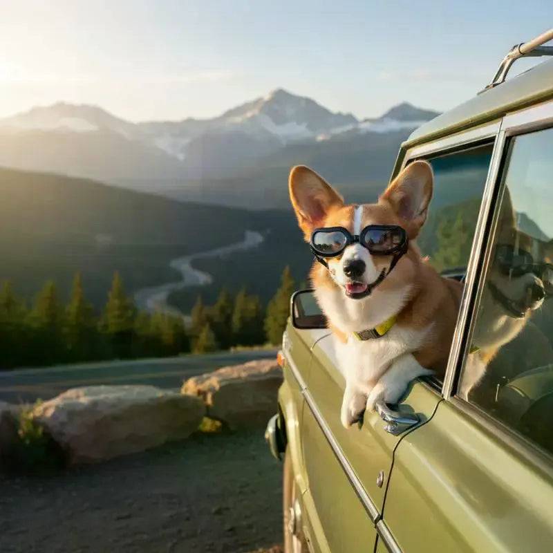 Dog Goggles UV Protection Adjustable Pet Sunglasses | JETTING