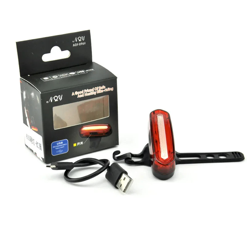 BUCKLOS LED Bike Tail Light – Rechargeable, IPX6 Waterproof