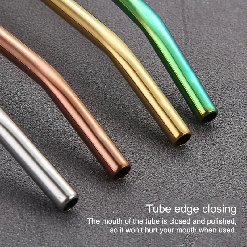 Stainless Steel Spoon Straw – Shovel Shape for Drinks & Ice Cream