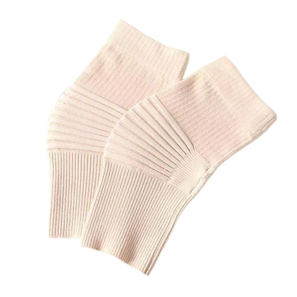 Cotton Thermal Knee Warmer Sleeve – Unisex Soft Knit Support