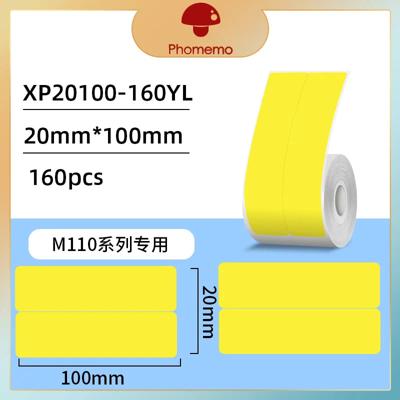 Phomemo M110/M200 Self-Adhesive Thermal Label Paper Stickers