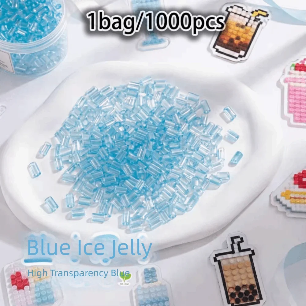 Transparent DIY Perler Fuse Beads 2.6mm – 1000pcs Glass-Color