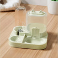2-in-1 Automatic Cat Feeder – Dry, Wet & Water Separation
