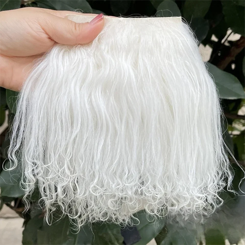 Mohair Lamb Wool Curly Hair Weft – DIY Doll Wig Extensions