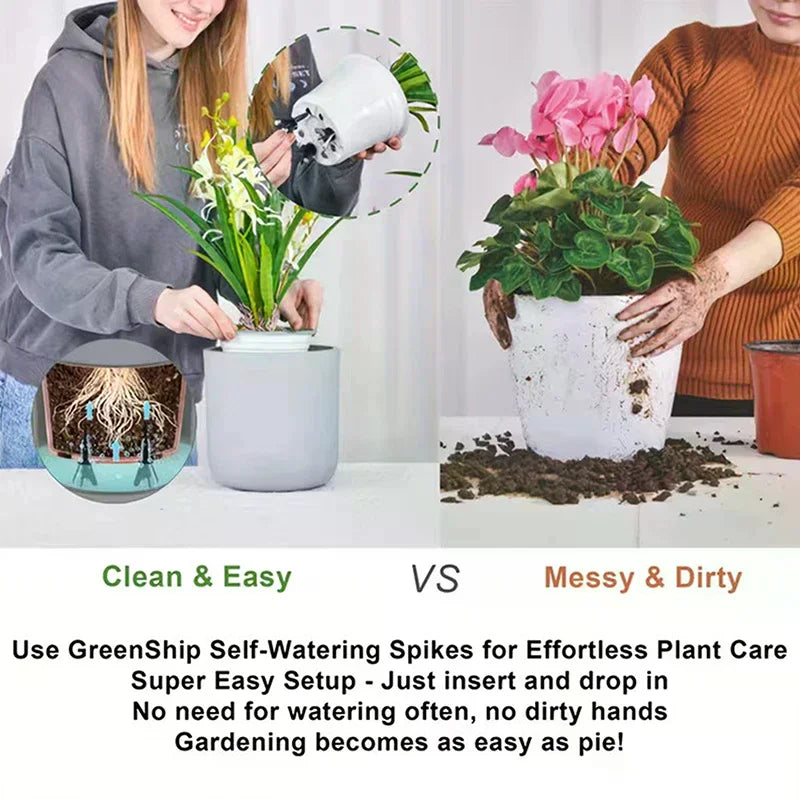 10-Pack Self-Watering Irrigation Spikes | Indoor & Outdoor Plants