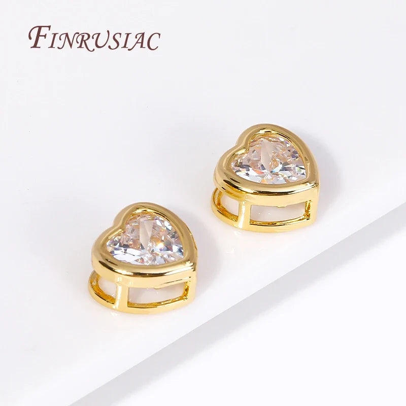 18K Gold Plated Zircon Spacer Beads – DIY Jewelry Findings