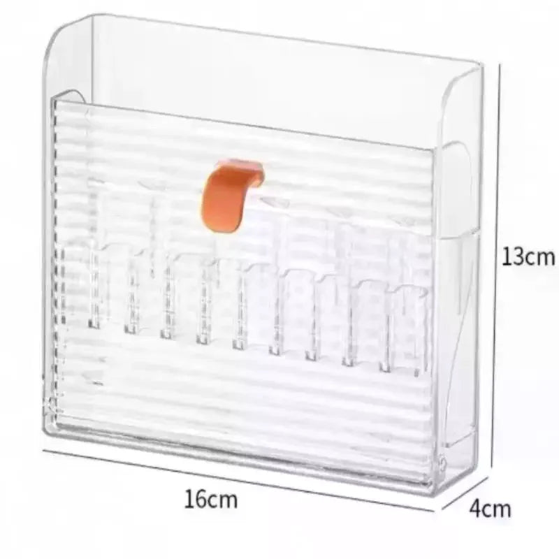 Acrylic Makeup Brush Holder & Vanity Storage Box – Clear