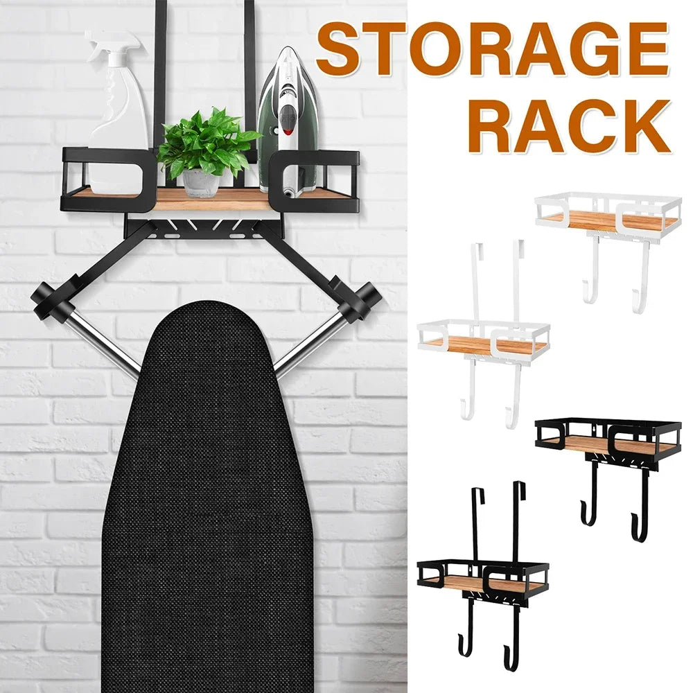 Wall Mount Ironing Board Holder – T & V Shape Storage Rack